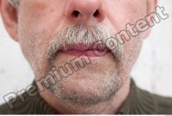 Mouth Man White Casual Average Bearded